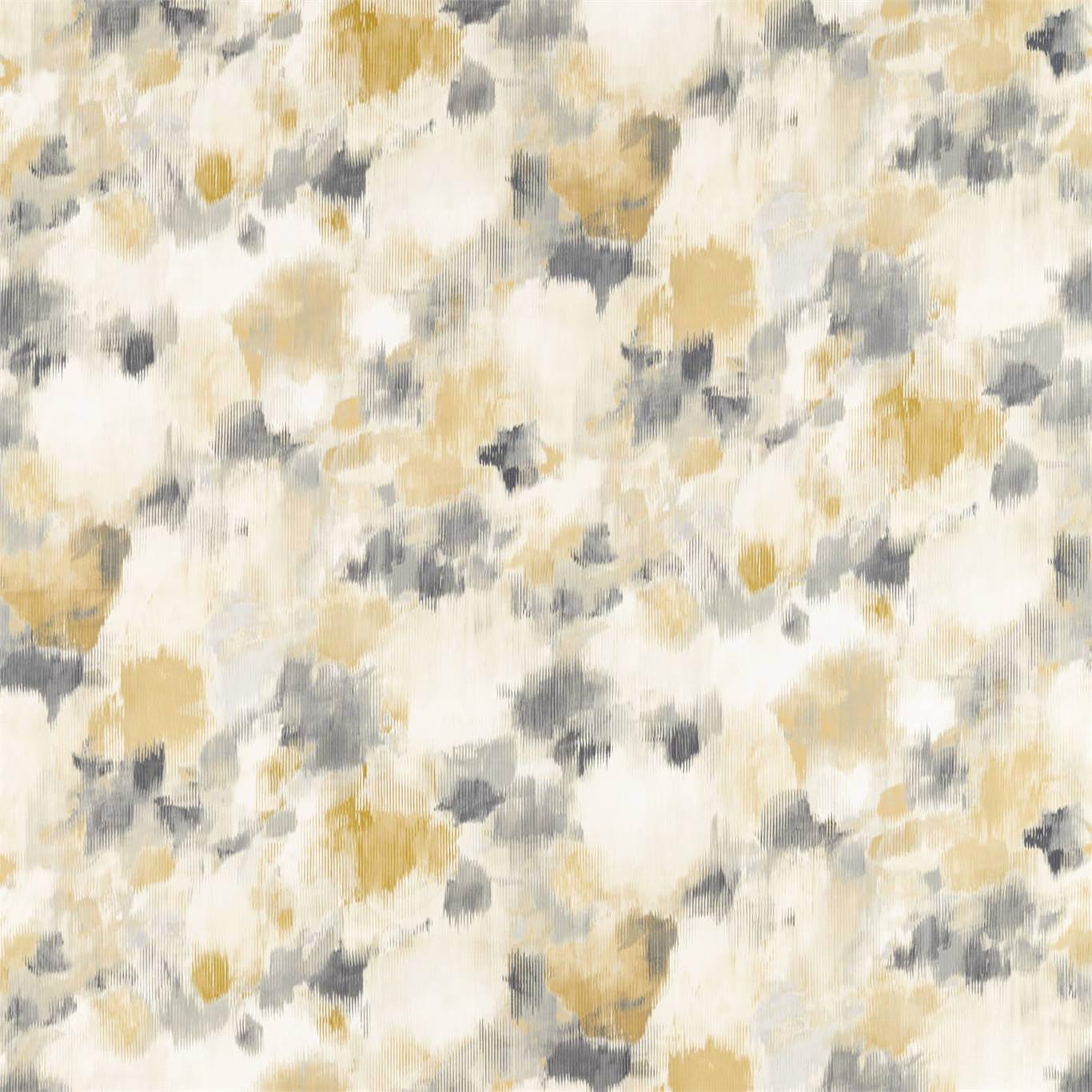 Exuberance Ochre / Charcoal Fabric By Harlequin