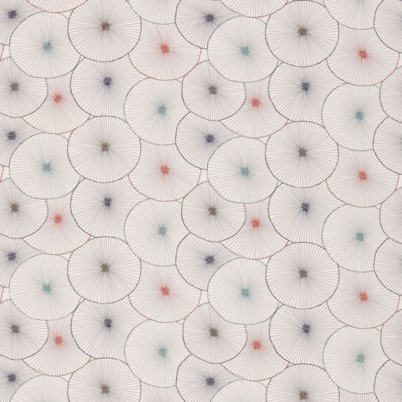 Aster Russet/Willow/Nutmeg/Dusk Fabric By Harlequin