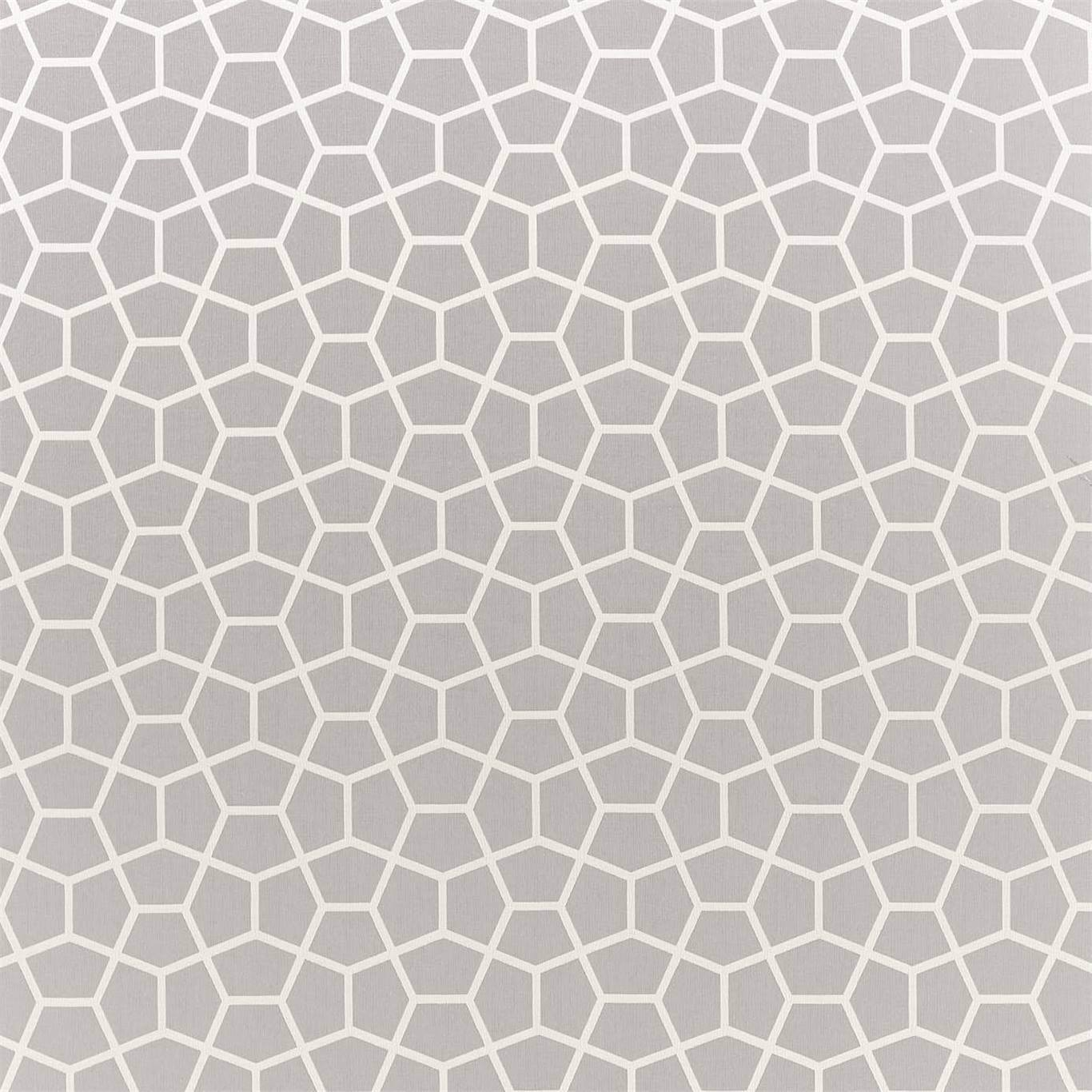 Glyptic Titanium Fabric By Harlequin