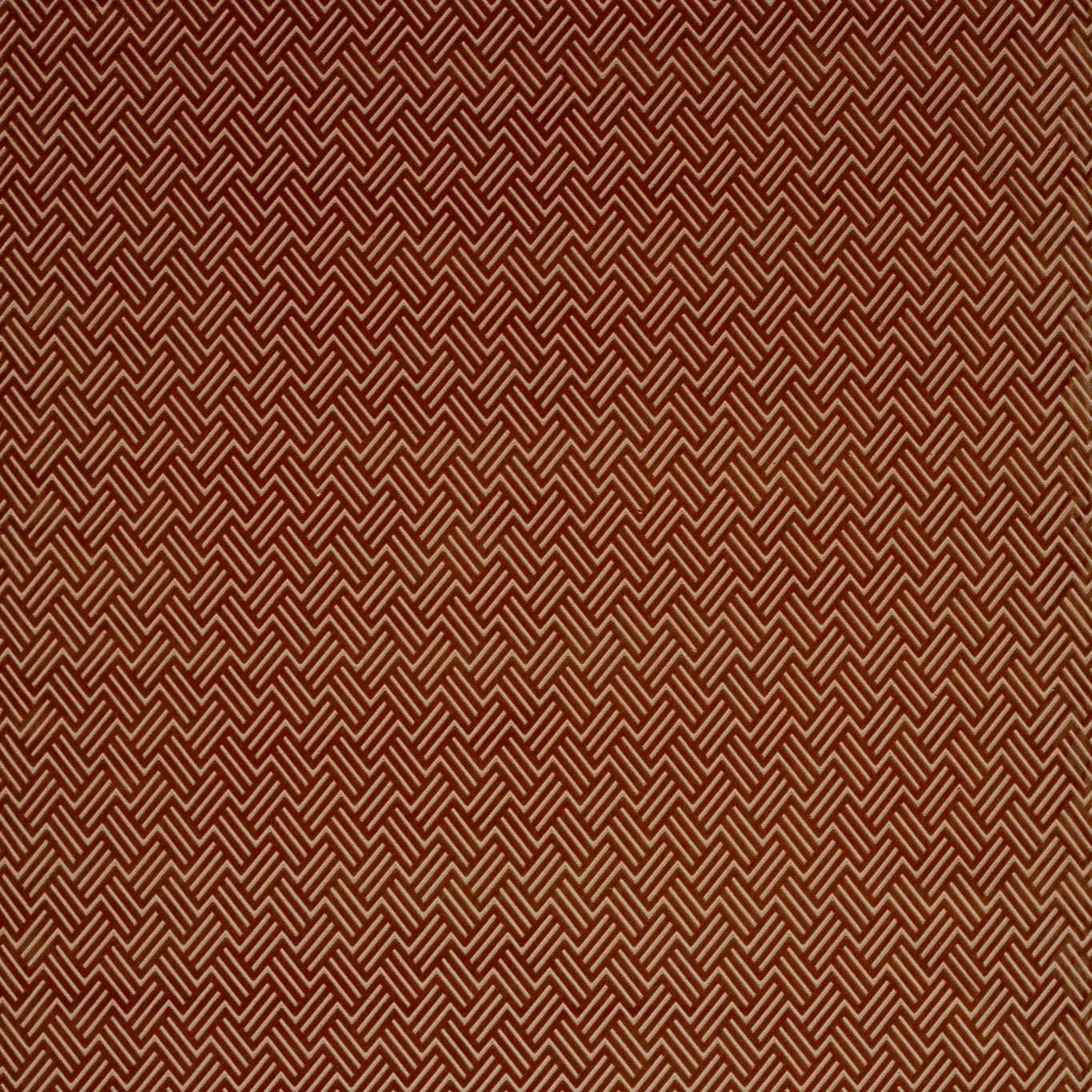 Triadic Burnt Umber Fabric By Harlequin
