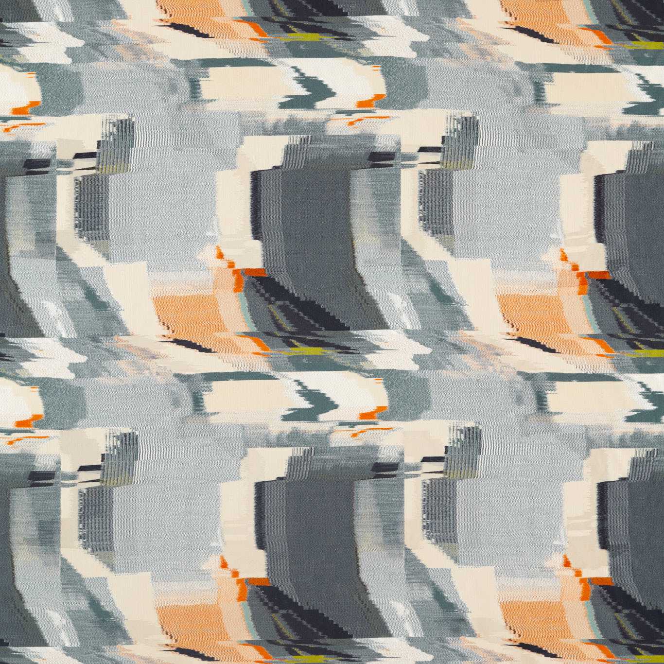 Perspective Slate/Sedona Fabric By Harlequin