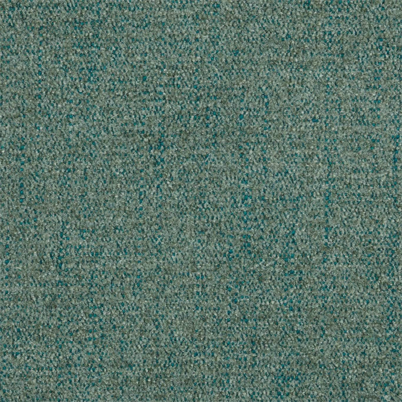 Marly Chenille Teal Fabric By Harlequin