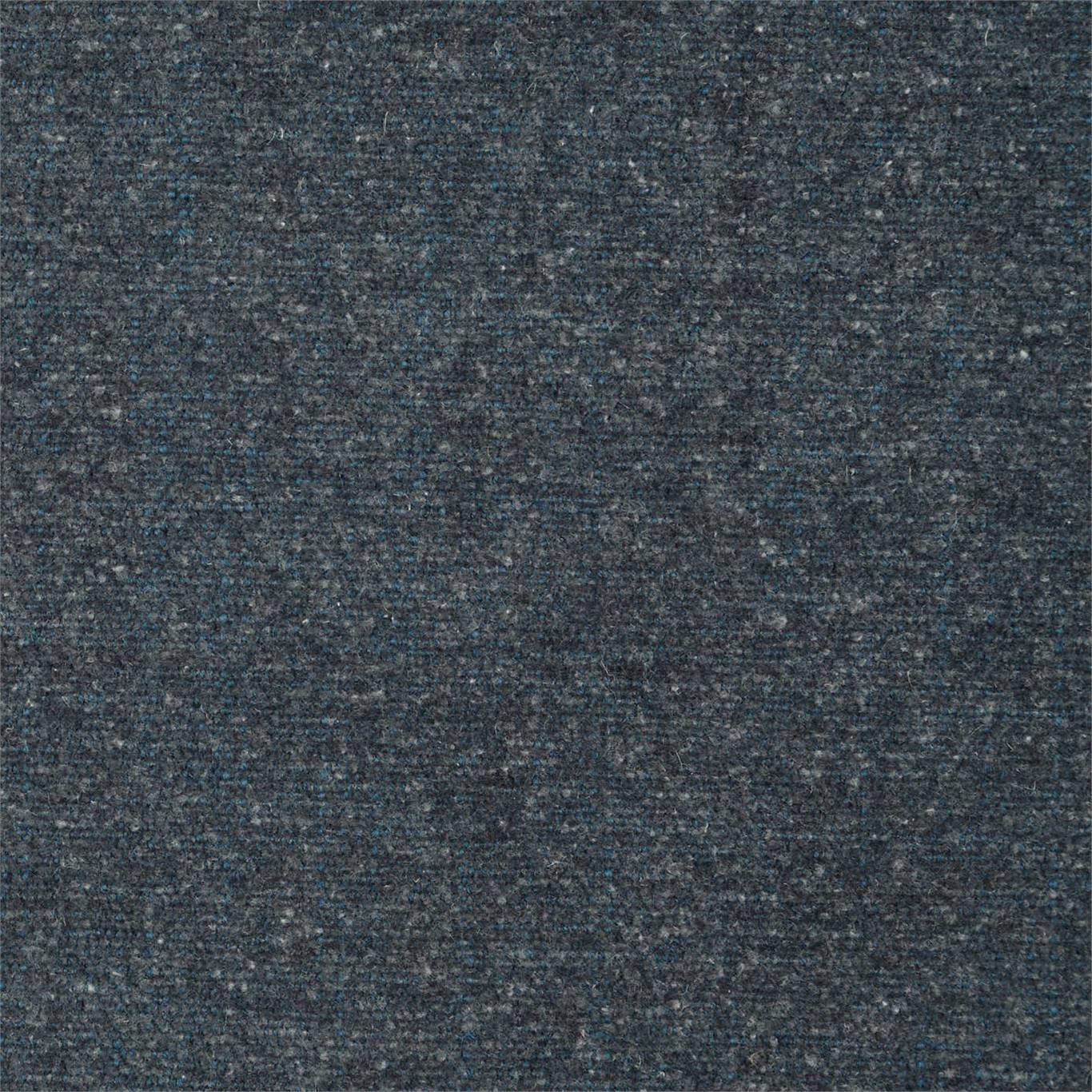 Marly Chenille Midnight Blue Fabric By Harlequin