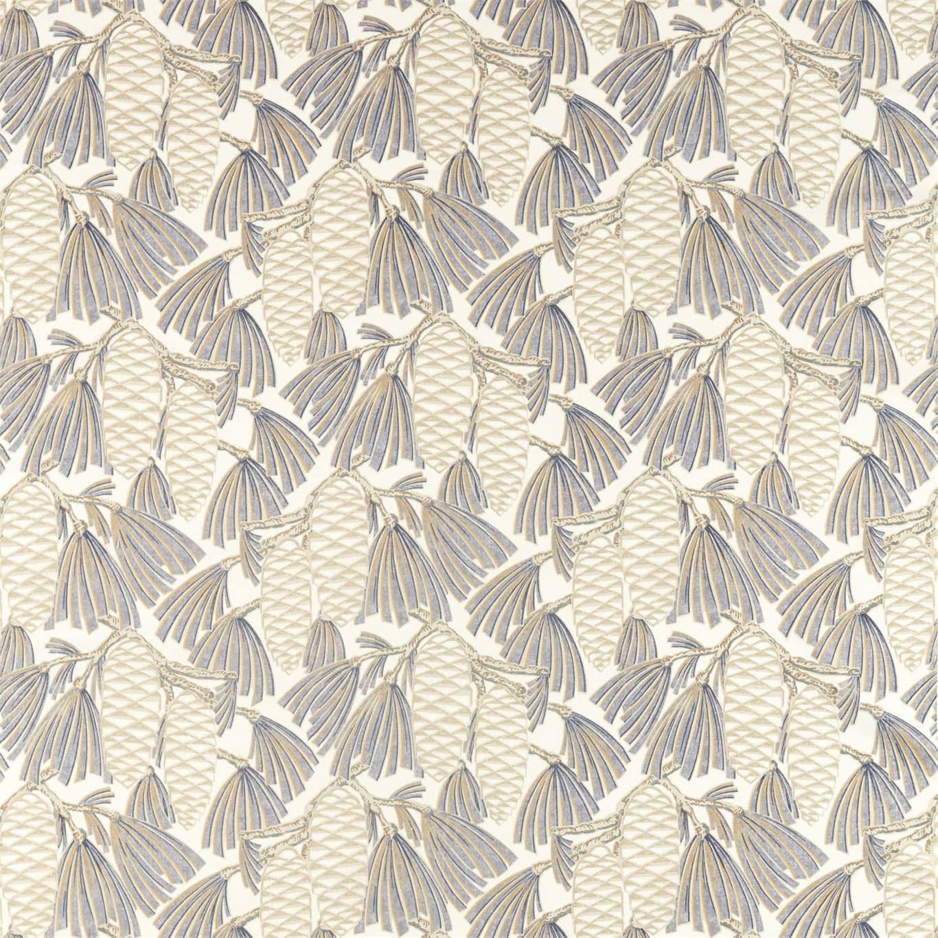 Foxley Platinum Fabric By Harlequin