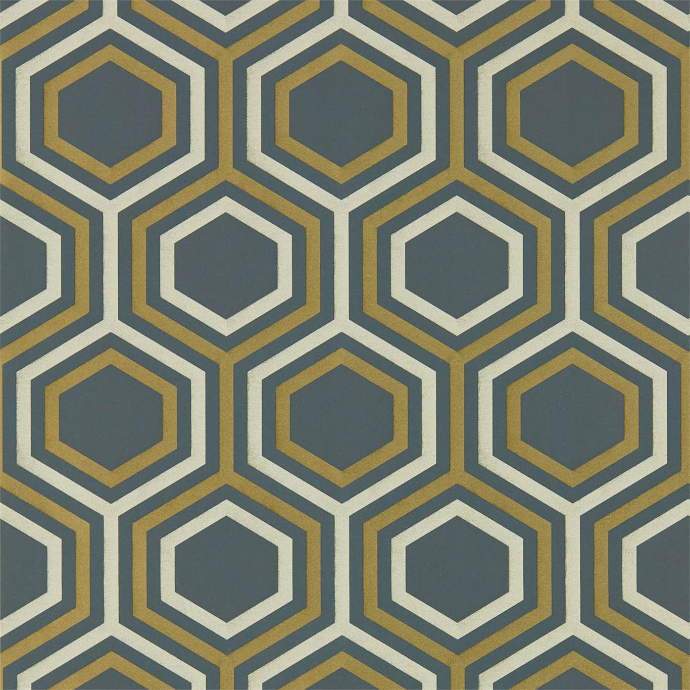 Selo Ebony/Gold Wallpaper HSAW112149 by Harlequin