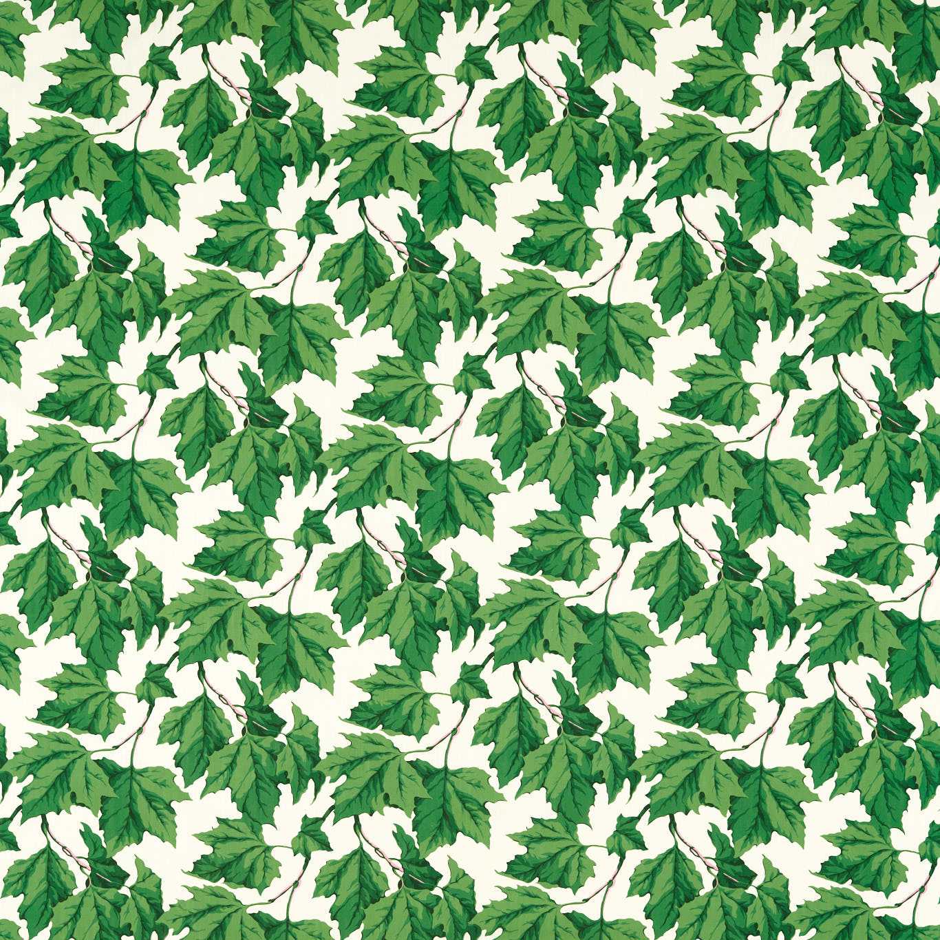 Dappled Leaf Emerald Fabric By Harlequin