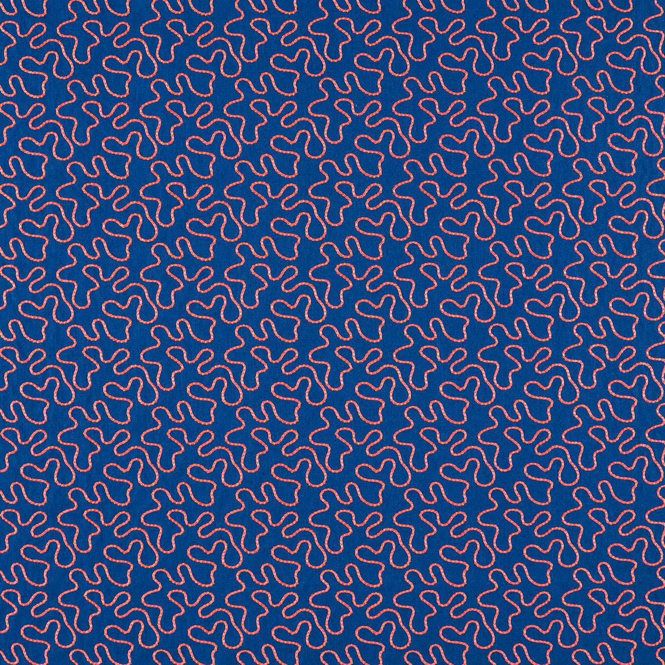 Wiggle Lapis/Spinel Fabric By Harlequin