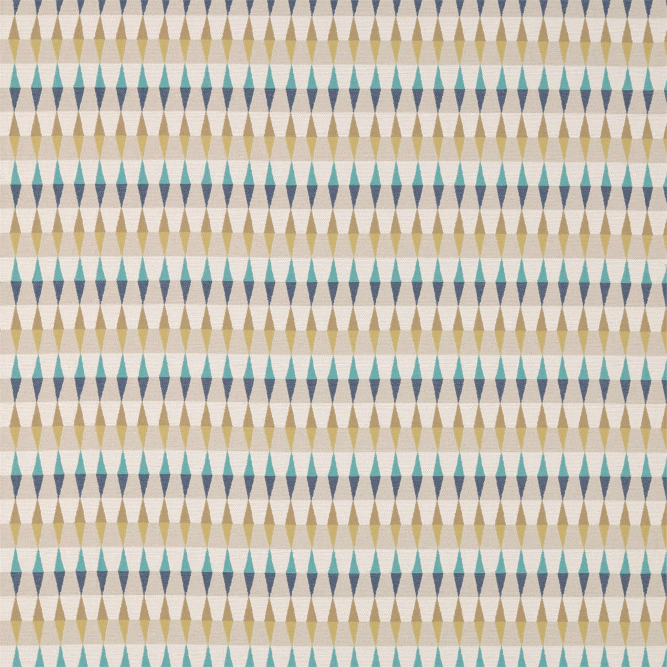 Ampico Marine/Zest/Ochre Fabric By Harlequin
