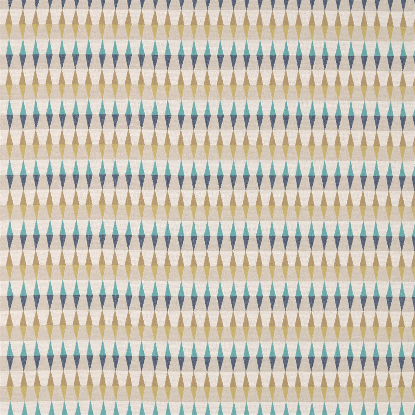 Ampico Marine/Zest/Ochre Fabric By Harlequin
