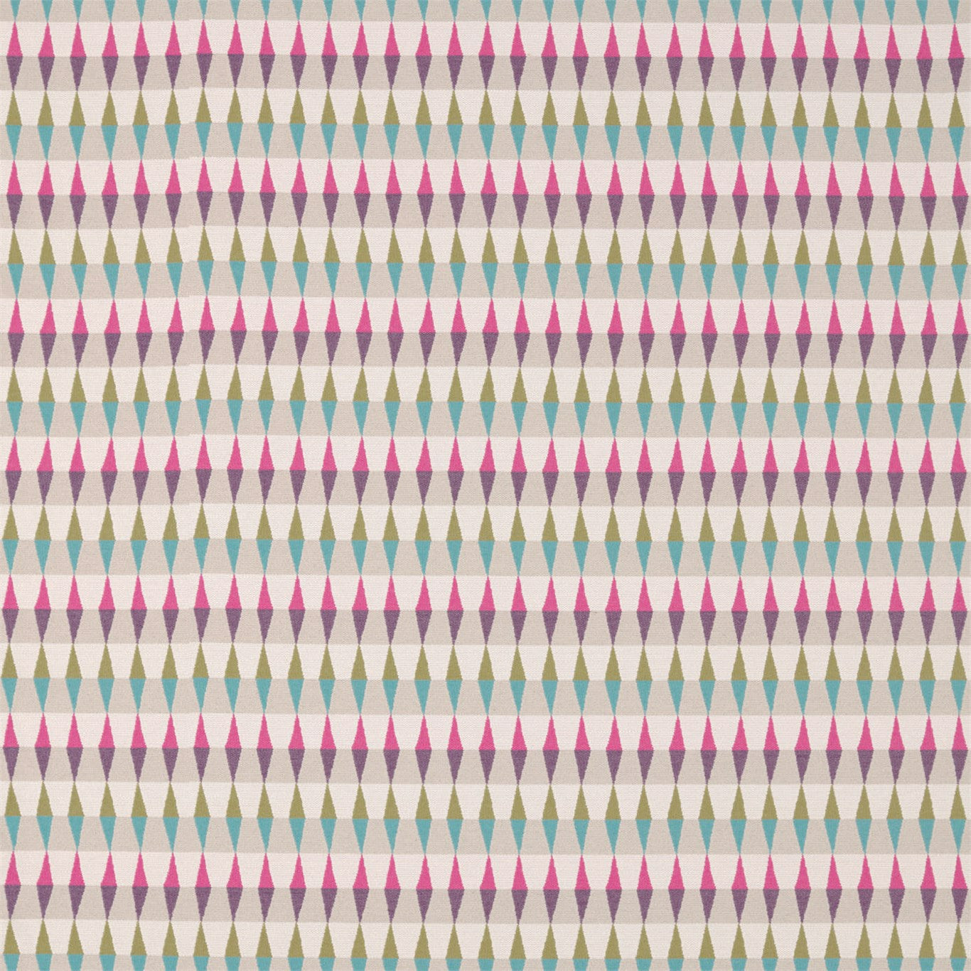 Ampico Fuchsia/Marine/Lime Fabric By Harlequin