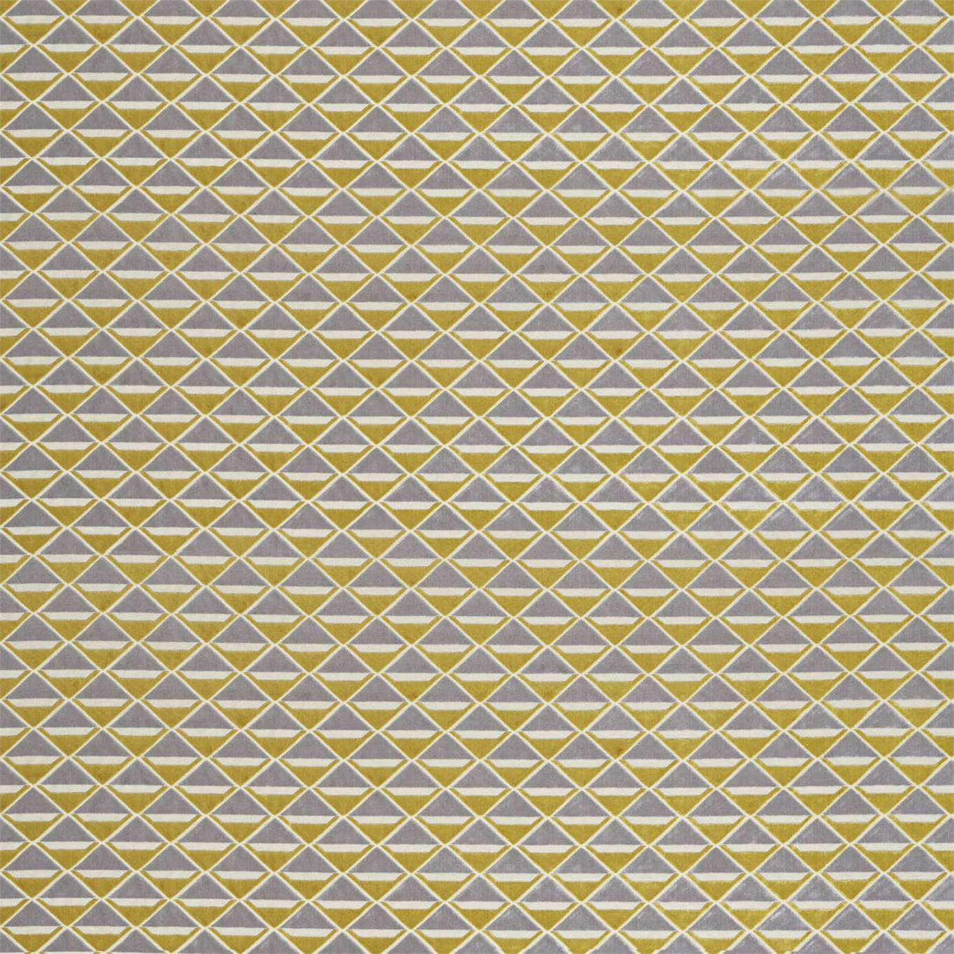 Petrova Citrus/Graphite Fabric By Harlequin