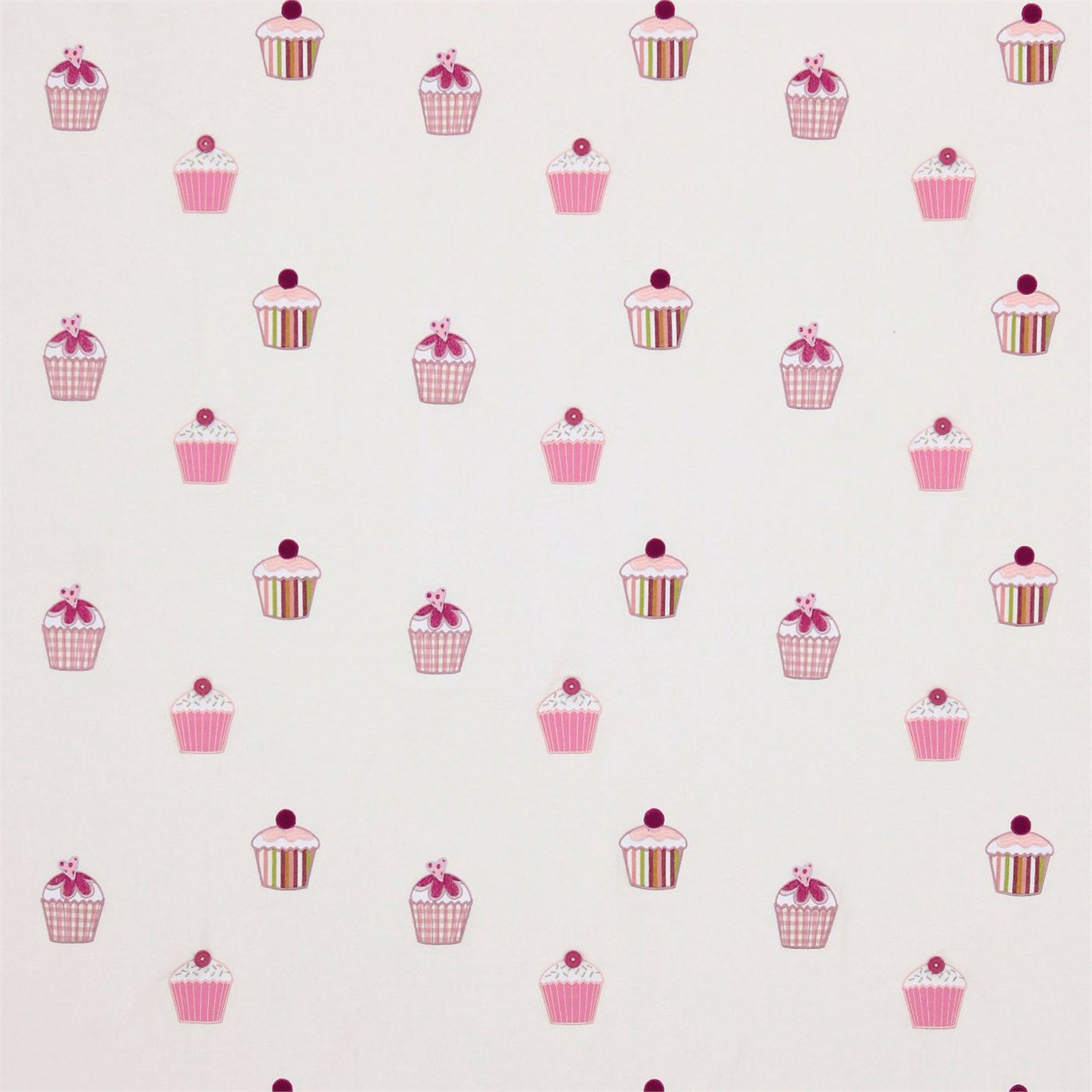 What a Hoot Fabrics 3263 Cupcakes Fabric By Harlequin