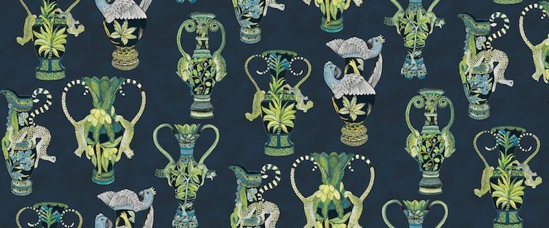 Khulu Vases Wallpaper 109-12058 by Cole & Son