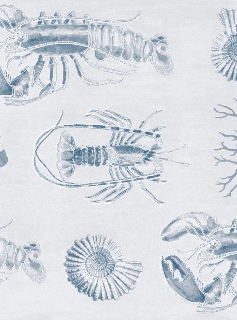 Lobster Blue Premium Wallpaper WP20014 by Mind The Gap