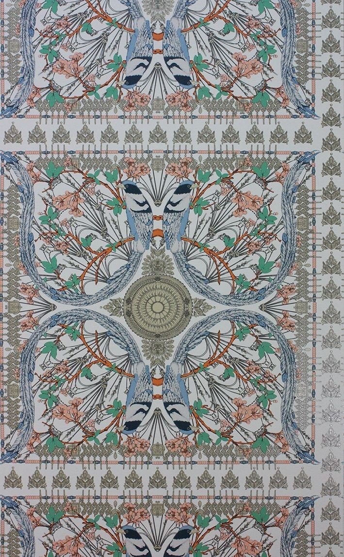 Lyrebird Wallpaper W7143-02 by Matthew Williamson