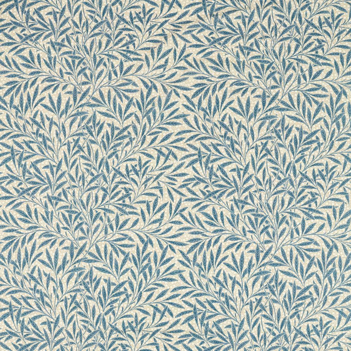Emerys Willow Woad Blue Fabric By Morris & Co