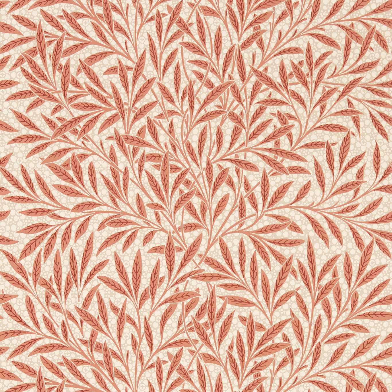 Emerys Willow Wallpaper Chrysanthemum Pink Wallpaper MEWW217186 by Morris & Co