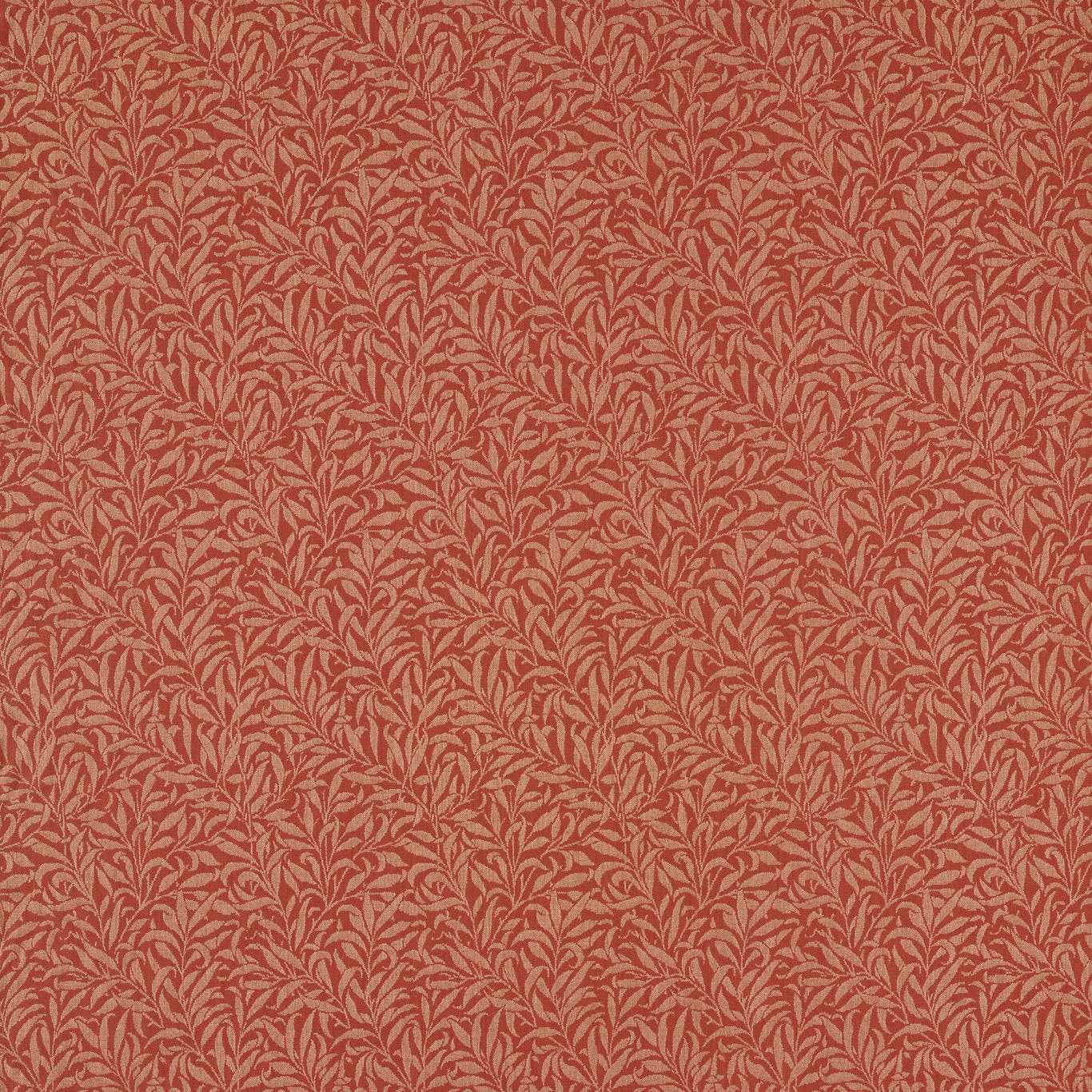 Pure Willow Boughs Weave Russet Fabric By Morris & Co
