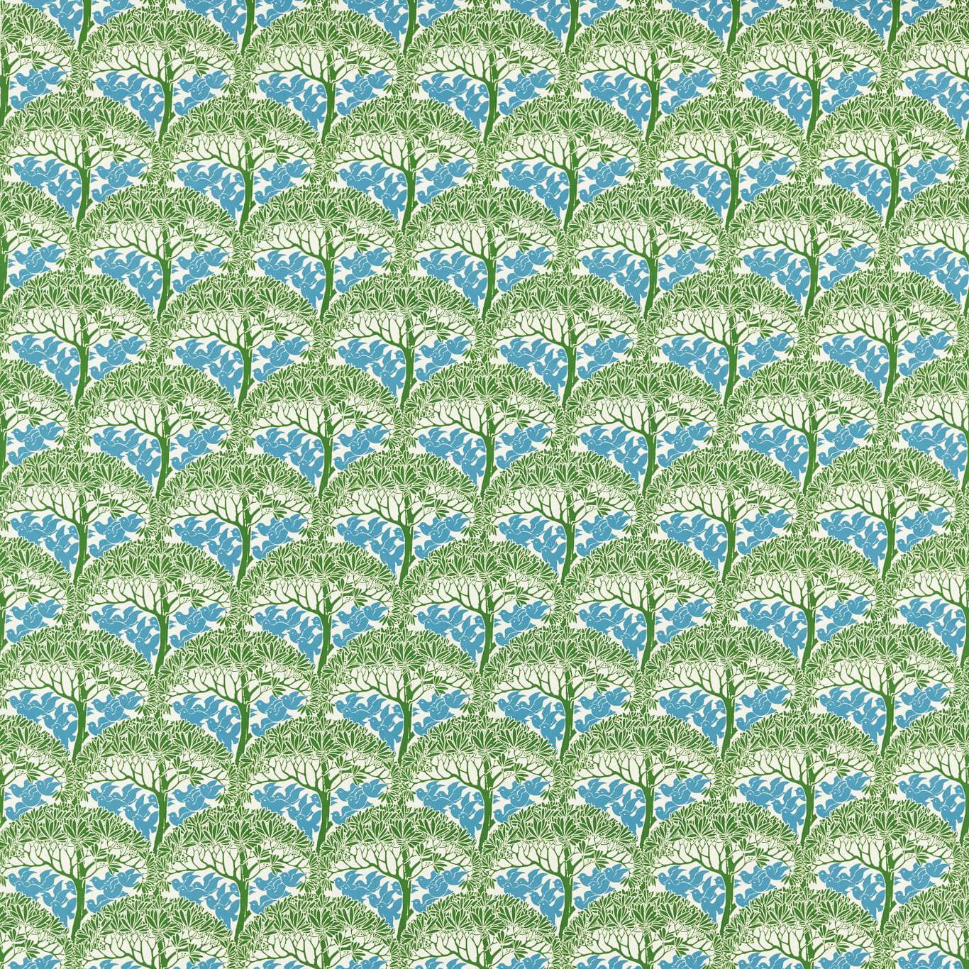 The Savaric Garden Green Fabric By Morris & Co