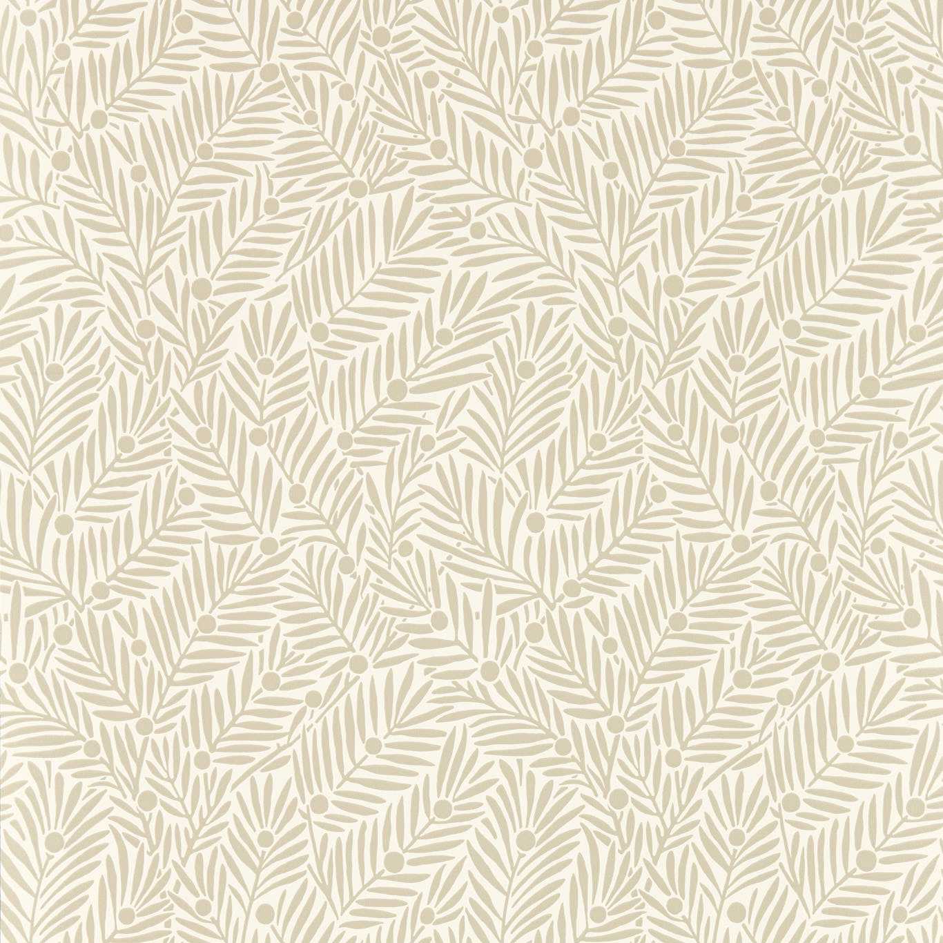Yew & Aril Rice Paper Wallpaper MVOW217347 by Morris & Co