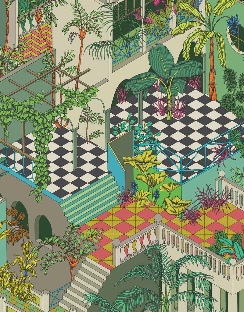 Miami Wallpaper 105-4017 by Cole & Son