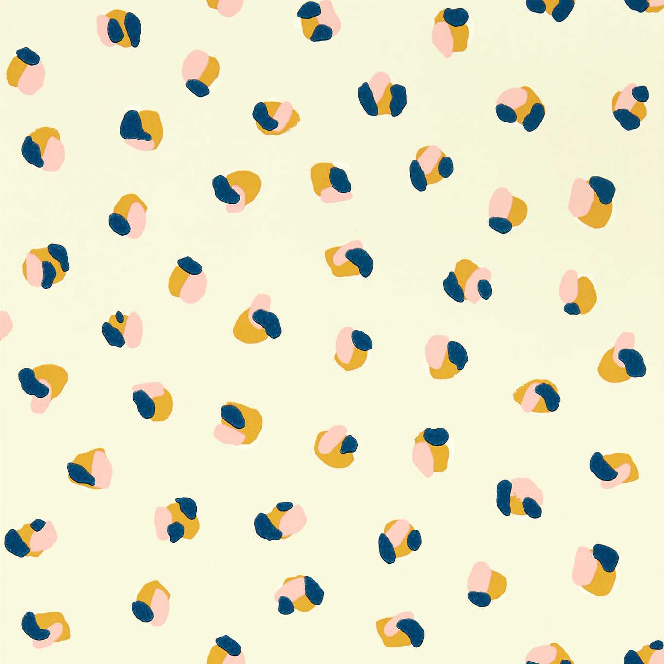 Leopard Dots Pebble/Milkshake Wallpaper NART112812 by Scion