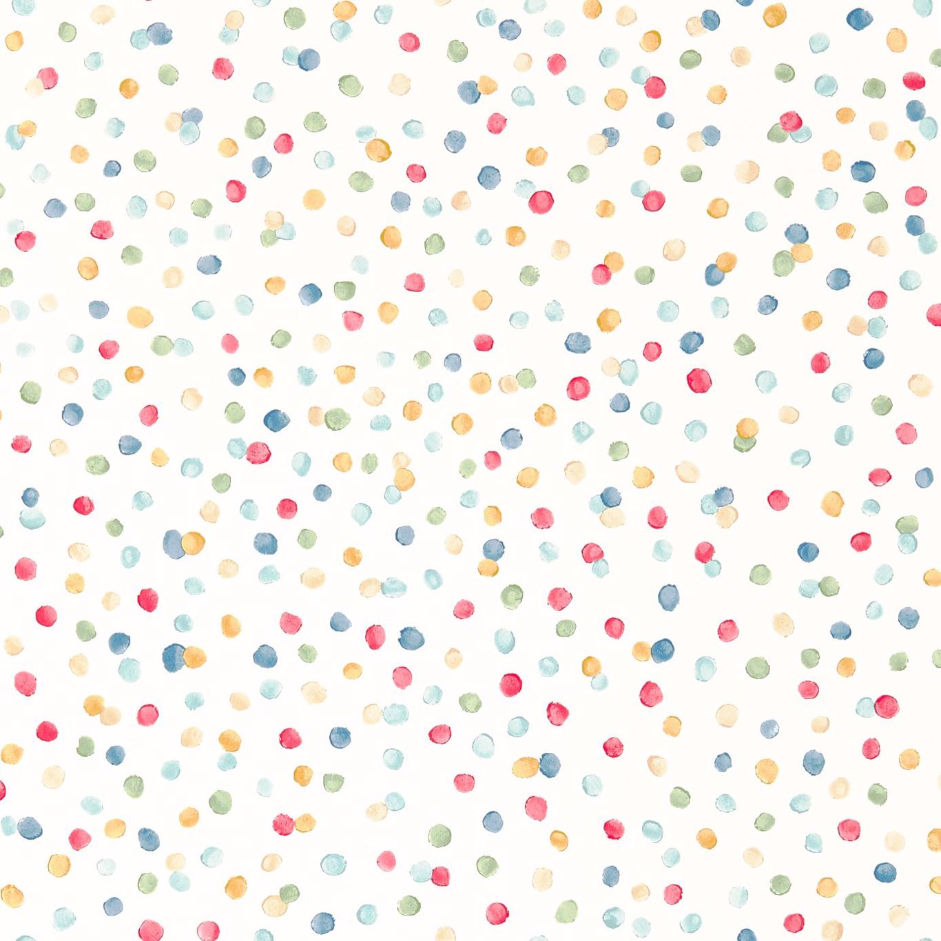 Lots of Dots Pistachio / Pimento / Denim Wallpaper NSCK111282 by Scion