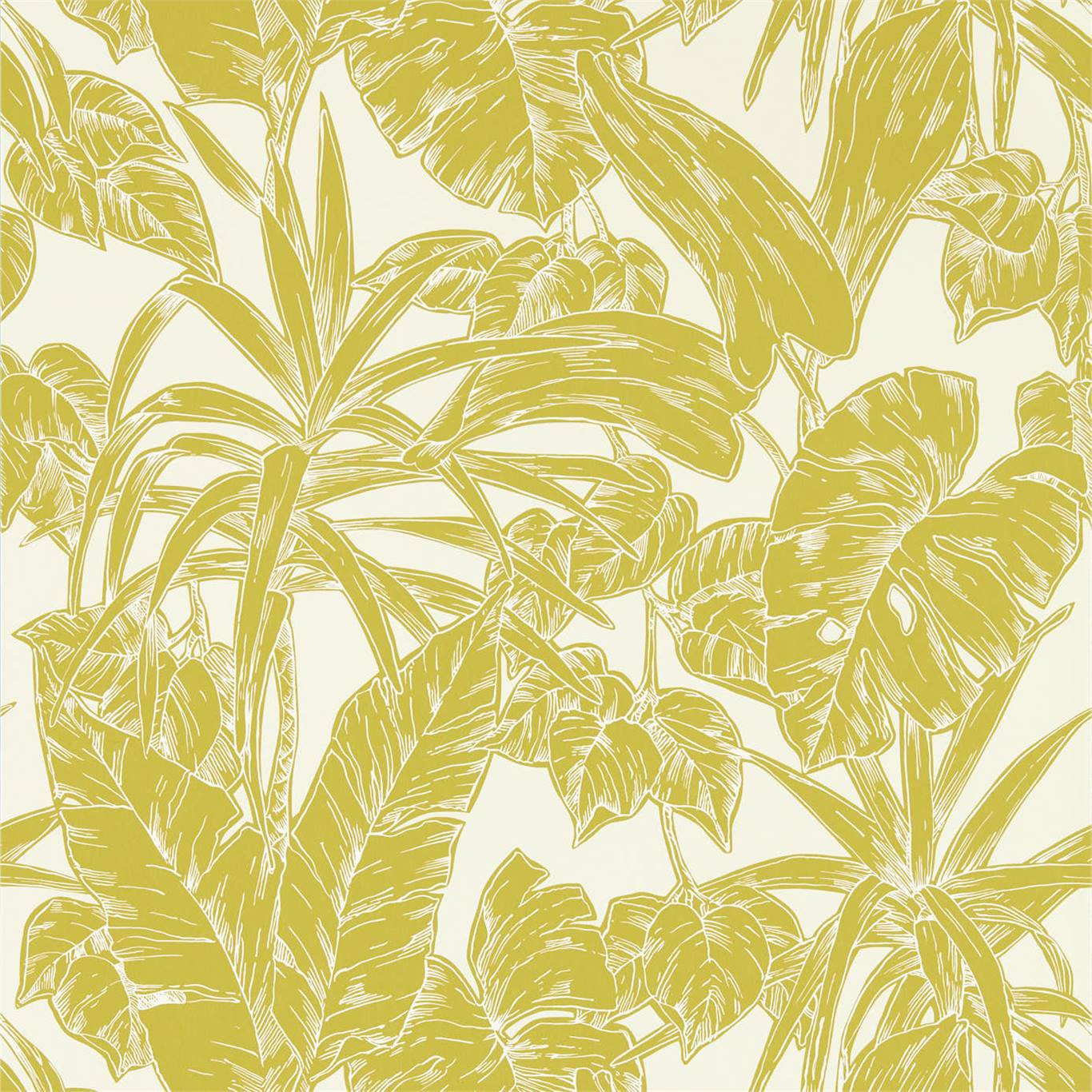 Parlour Palm Citrus Wallpaper NZAW112022 by Scion