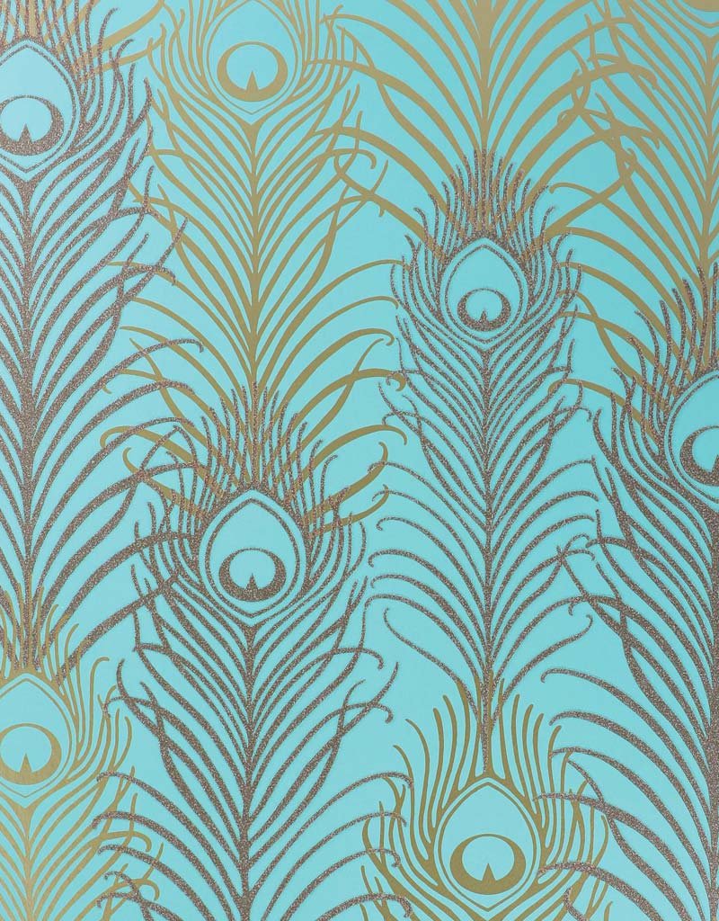 Peacock Wallpaper W6541-02 by Matthew Williamson