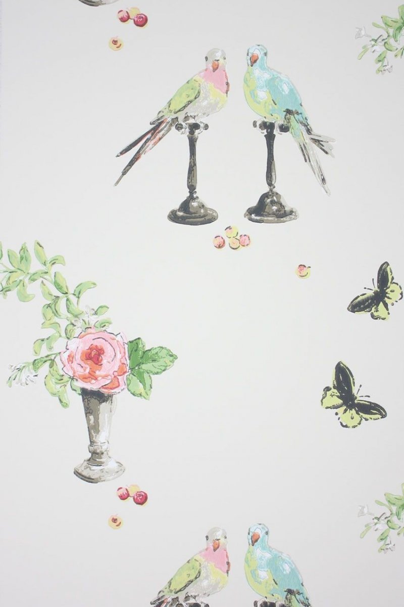 Perroquet Wallpaper NCW3830-02 by Nina Campbell