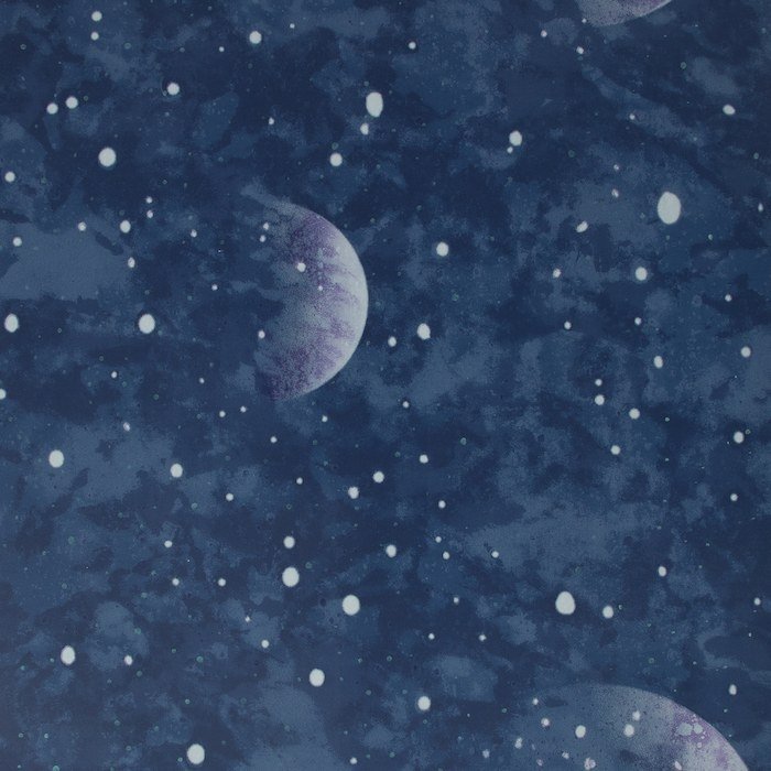 Planetarium Blue - Glow In The Dark Wallpaper 108019 by Superfresco Glow