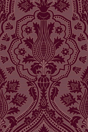 Pugin Palace Flock Wallpaper 116-9034 by Cole & Son
