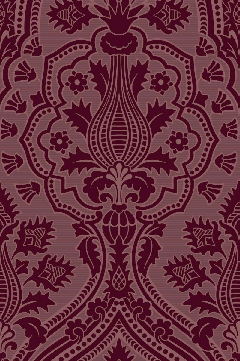 Pugin Palace Flock Wallpaper 116-9034 by Cole & Son