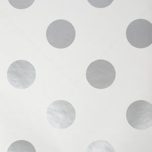Silver Dotty Wallpaper 102508 by Superfresco Easy