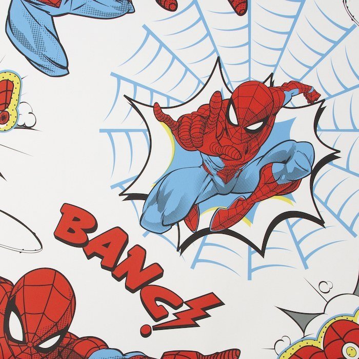 Spiderman Pow! Wallpaper 108553 by Kids At Home