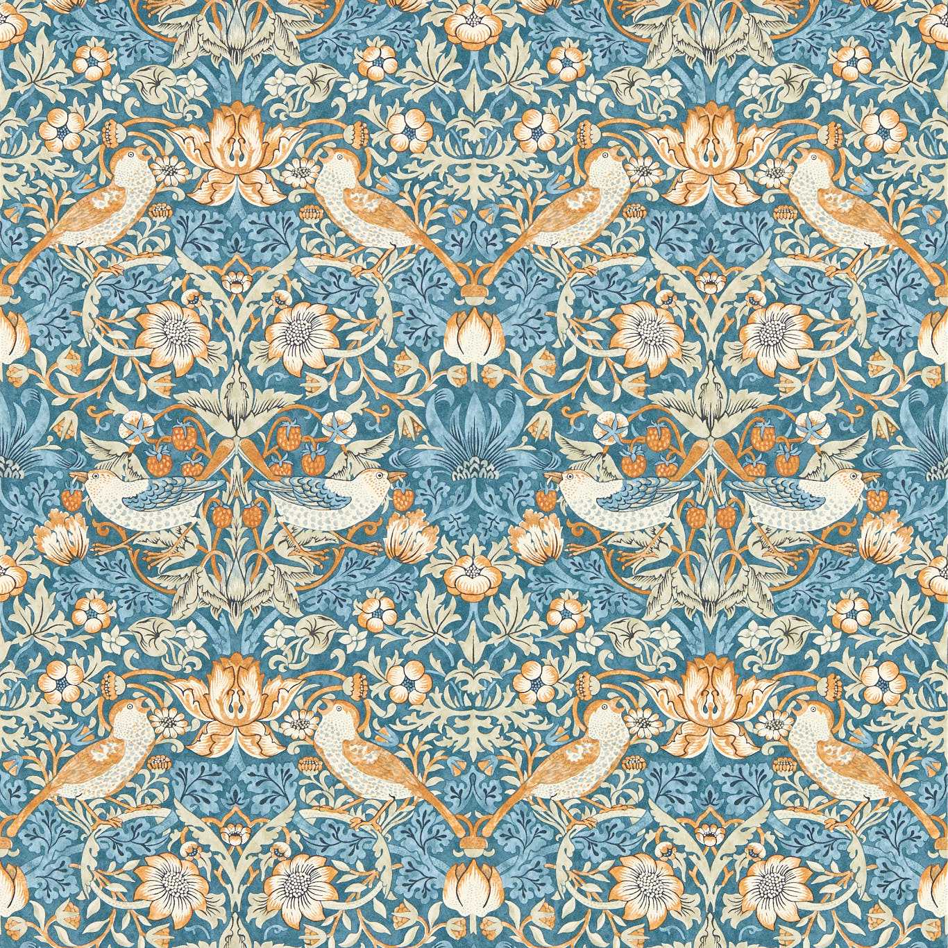 Aqueous Teal Wallpaper W0147/04 by Clarke & Clarke