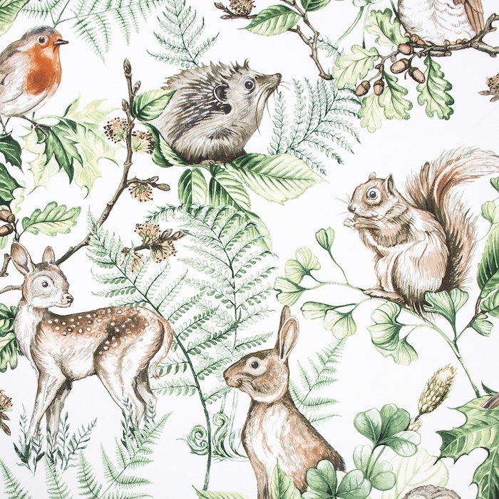 Woodland Animals Natural Wallpaper 108569 by Superfresco Easy