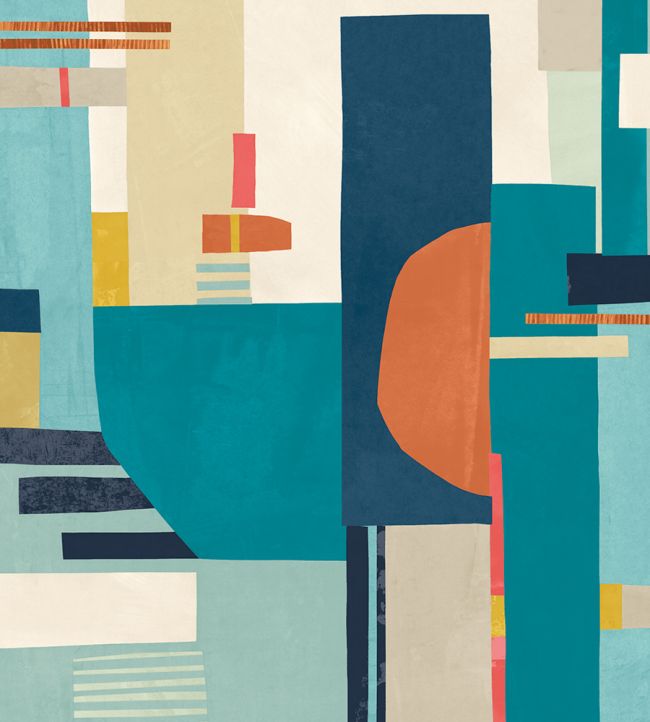 Blocs Wallpaper by Ohpopsi CEP50131W